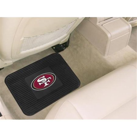 CISCO INDEPENDENT San Francisco 49ers Car Mat Heavy Duty Vinyl Rear Seat 4610409973